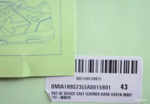 Office OFF-WHITE "OOO" Of Low Out Tops 0630